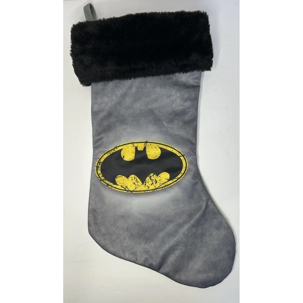 Batman‎ Holiday Christmas Stocking Sock 7x 16